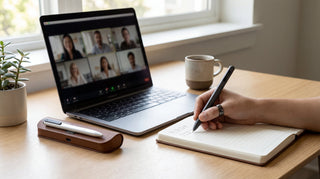 Speaker identification in AI transcription: taking notes during a multi-speaker video meeting