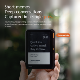 Flowtica Verso | E-ink AI Notetaker