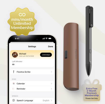 Flowtica Scribe - The Intelligent Note-Taking Pen