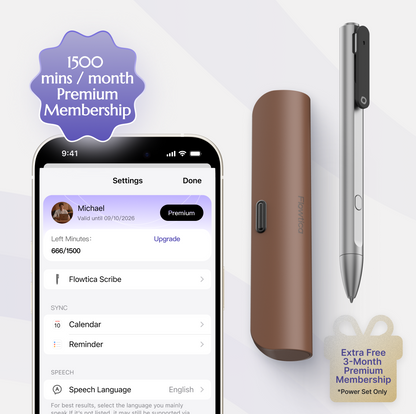 Flowtica Scribe - The Intelligent Note-Taking Pen