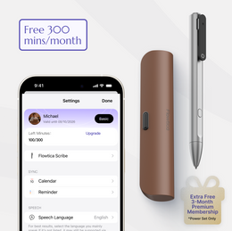 Flowtica Scribe smart pen for digital note-taking