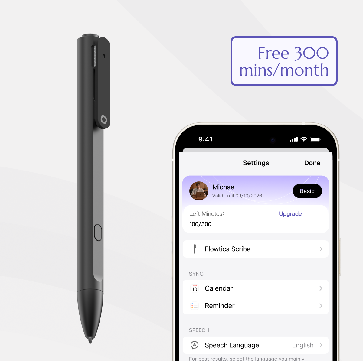 Flowtica Scribe - The Intelligent Note-Taking Pen