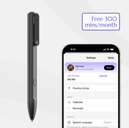 Flowtica Scribe - The Intelligent Note-Taking Pen