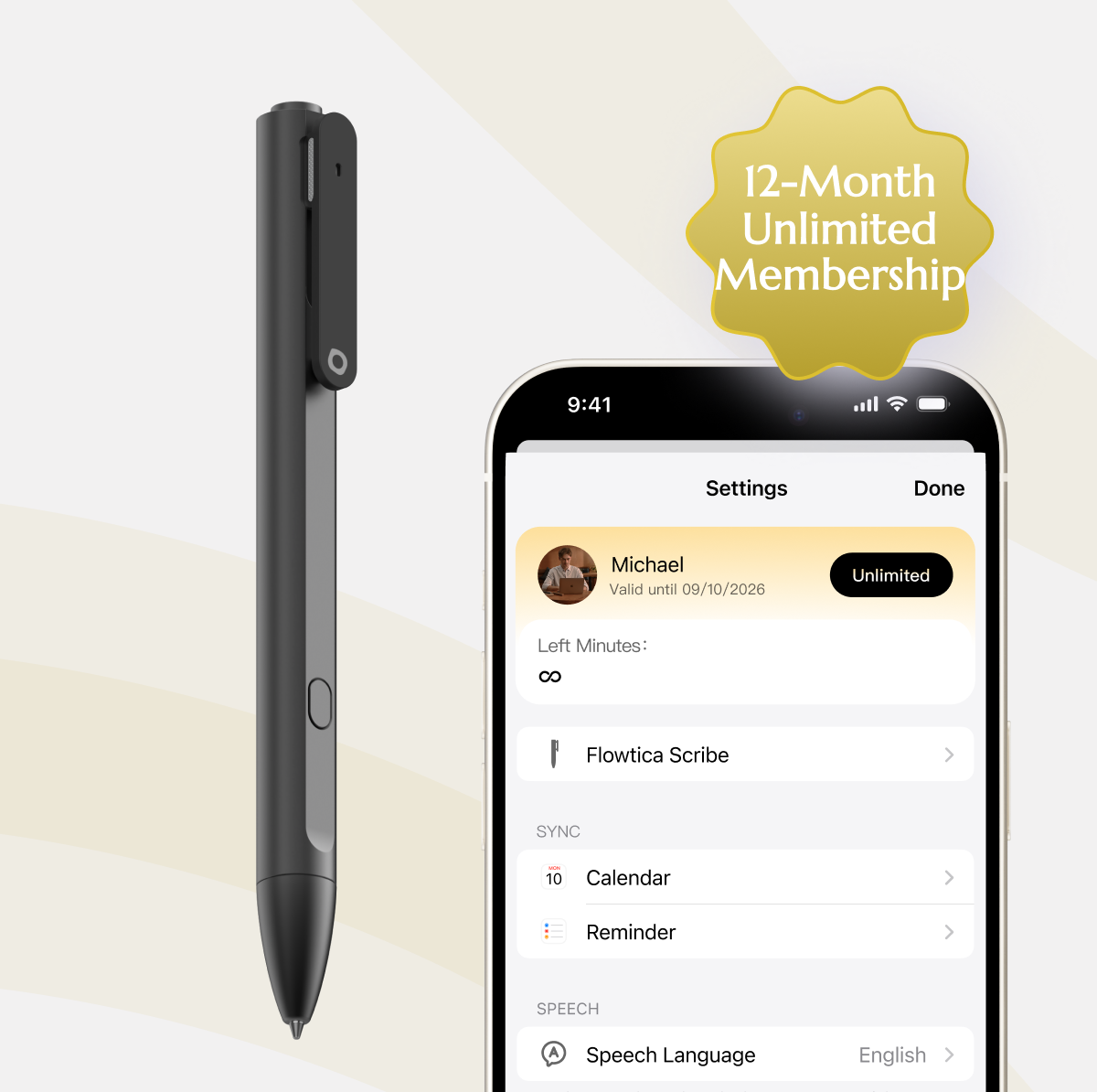 Flowtica Scribe - The Intelligent Note-Taking Pen