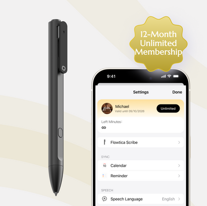 Flowtica Scribe - The Intelligent Note-Taking Pen