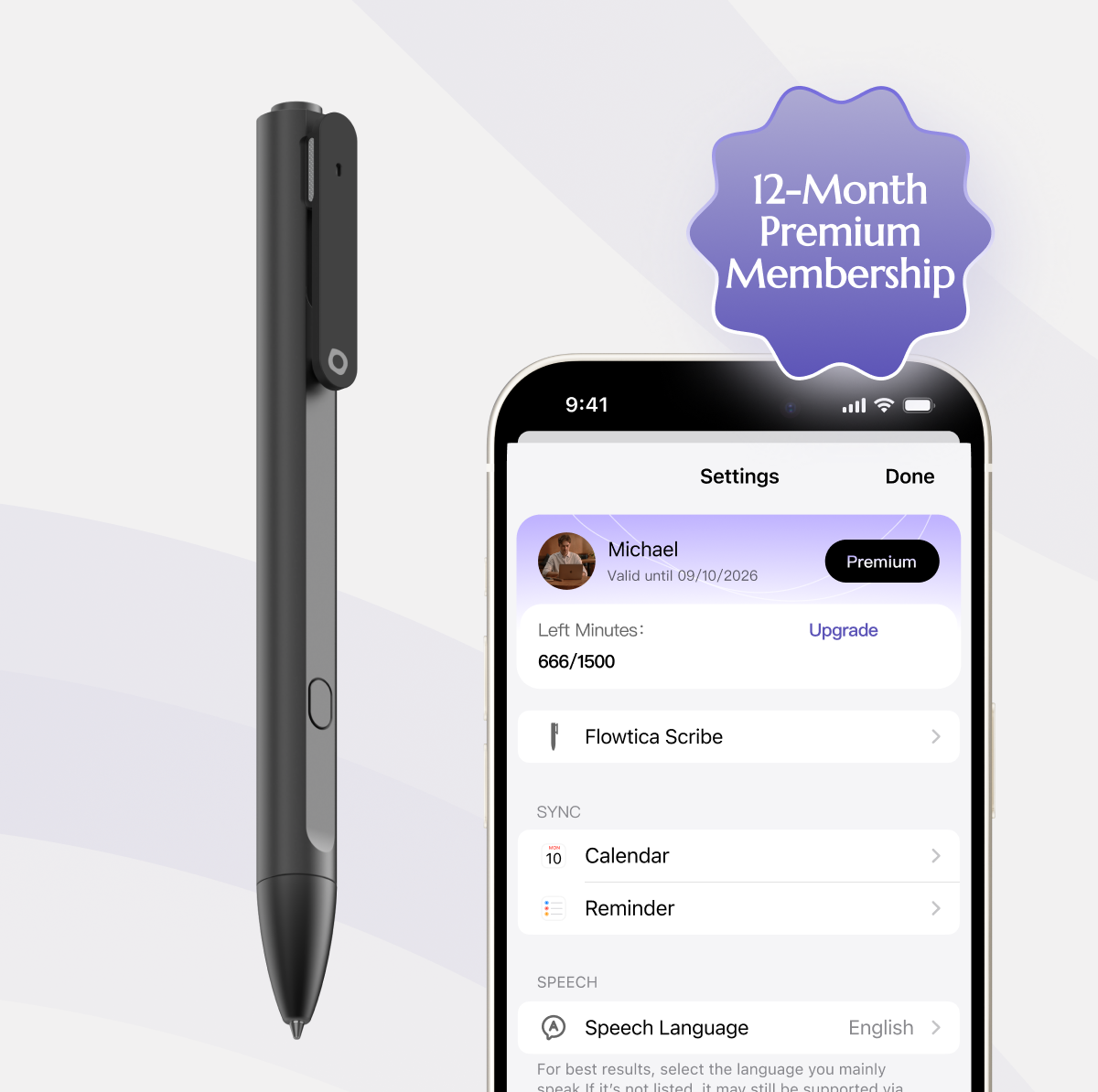 Flowtica Scribe - The Intelligent Note-Taking Pen