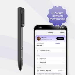 Flowtica Scribe smart pen for digital note-taking