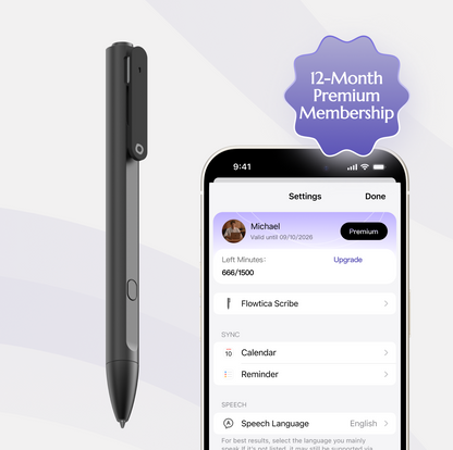Flowtica Scribe - The Intelligent Note-Taking Pen