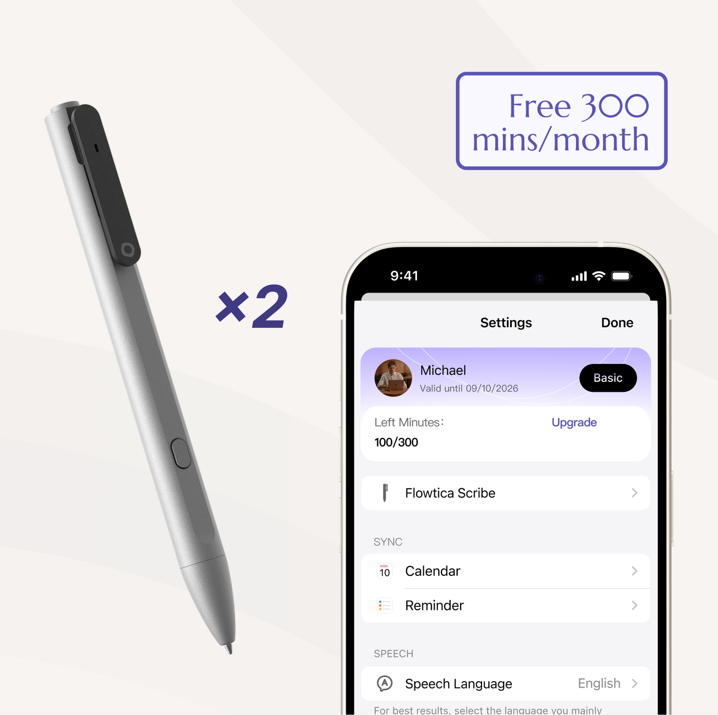 AI Pen Bundle | Flowtica Scribe Recording Pen Multi-Pack for Teams & Gifting