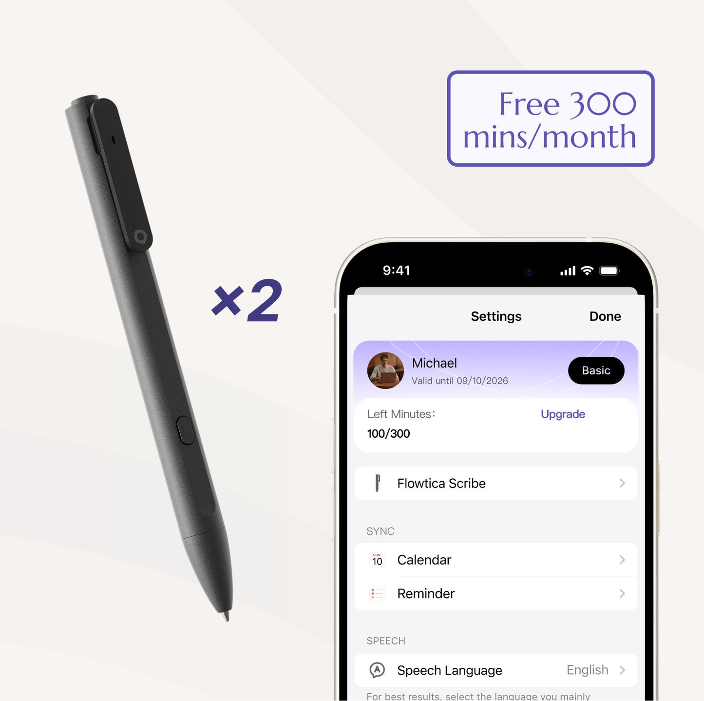 AI Pen Bundle | Flowtica Scribe Recording Pen Multi-Pack for Teams & Gifting