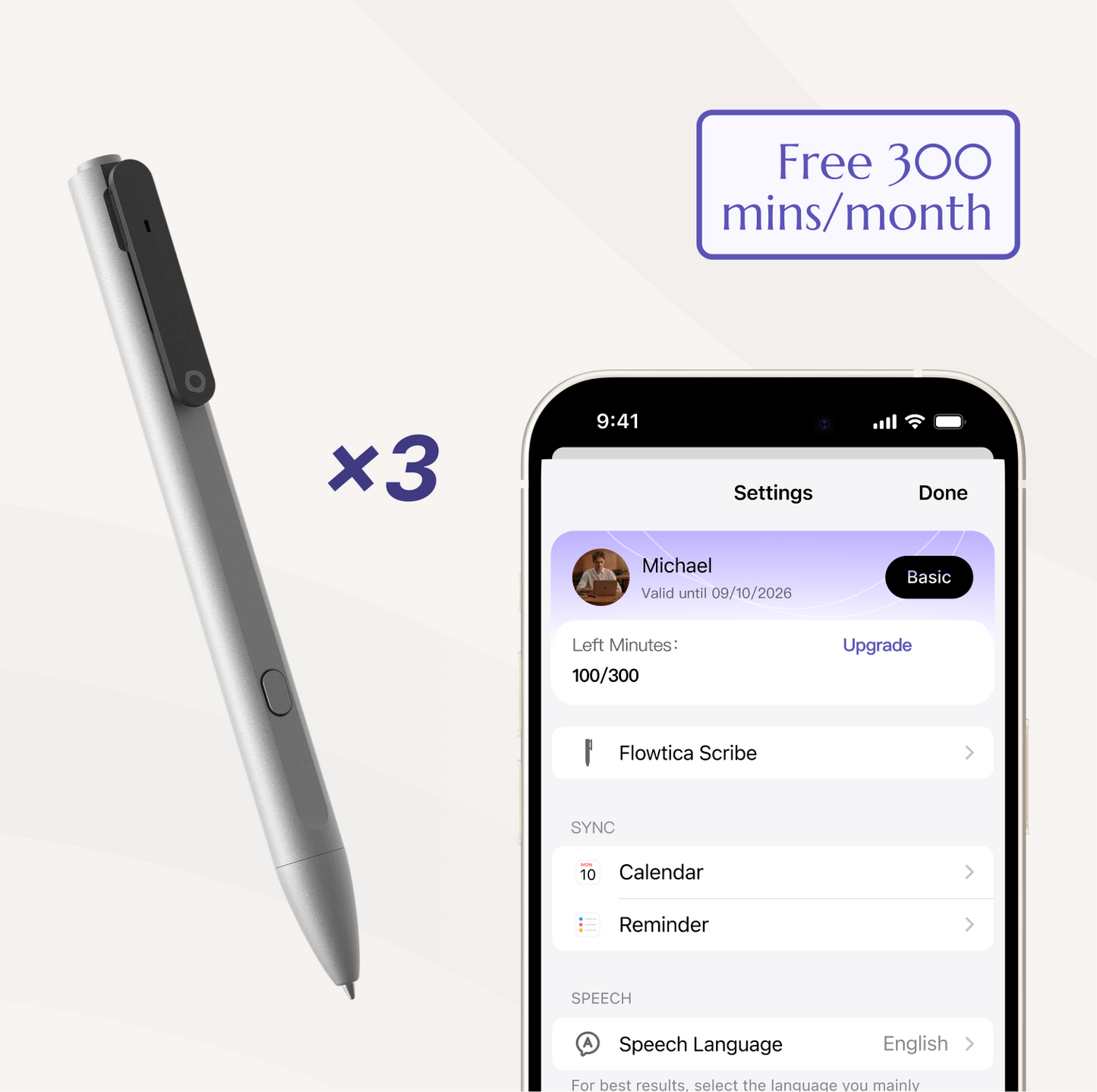 AI Pen Bundle | Flowtica Scribe Recording Pen Multi-Pack for Teams & Gifting