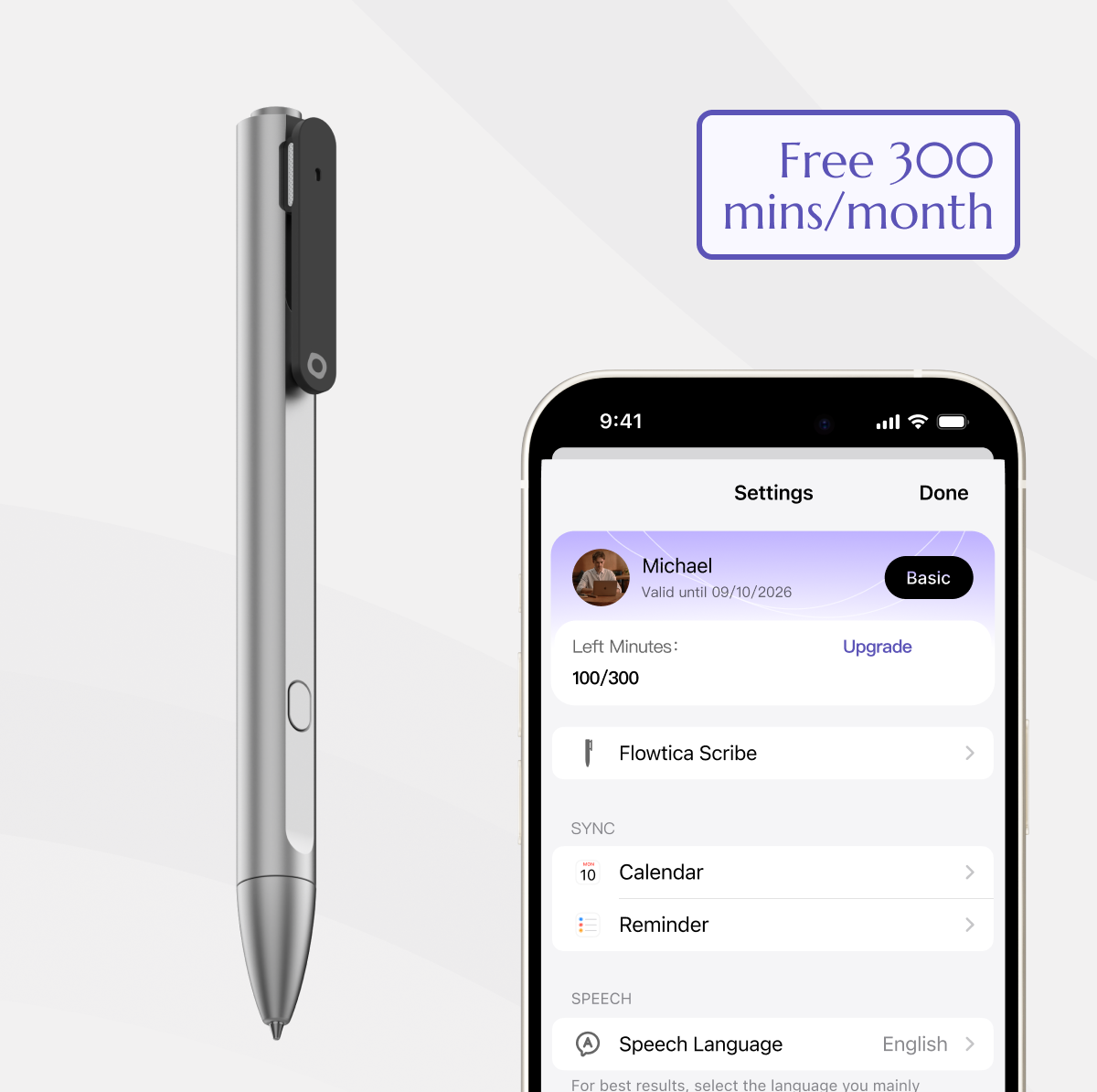 Flowtica Scribe - The Intelligent Note-Taking Pen