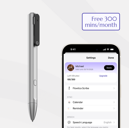 Flowtica Scribe - The Intelligent Note-Taking Pen