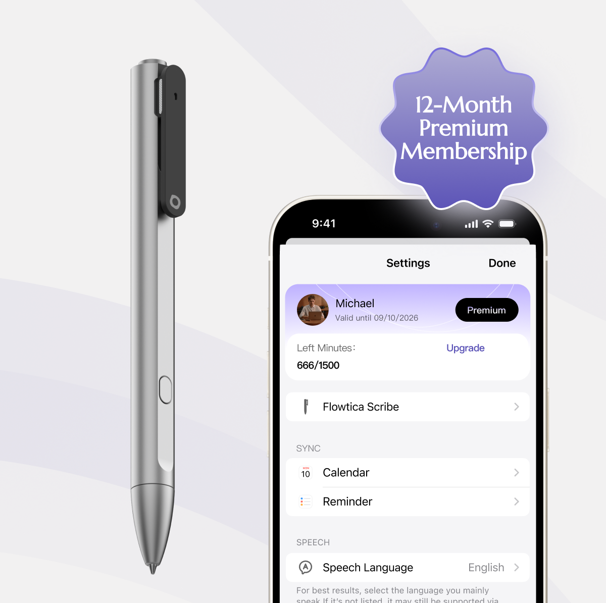 Flowtica Scribe - The Intelligent Note-Taking Pen