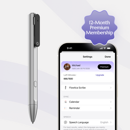 Flowtica Scribe smart pen for digital note-taking