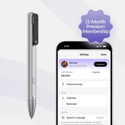Flowtica Scribe - The Intelligent Note-Taking Pen