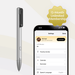 Flowtica Scribe smart pen for digital note-taking
