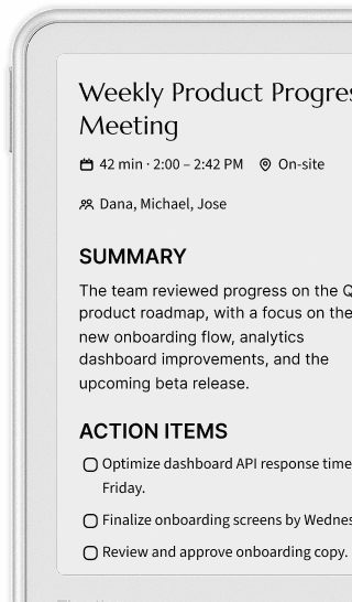 Verso note preview